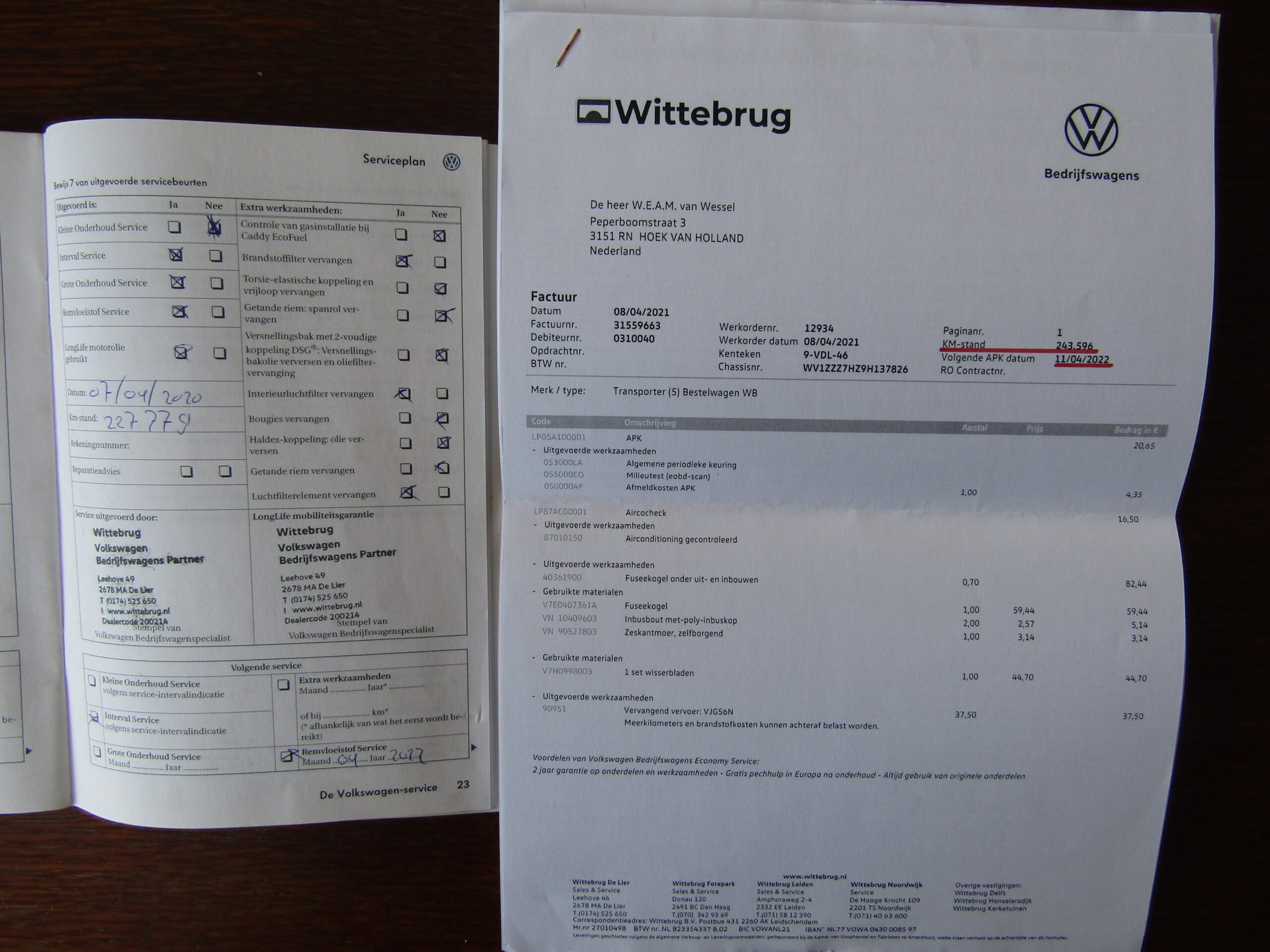 Volkswagen Transporter L1H1 5Ps N1 Dsg