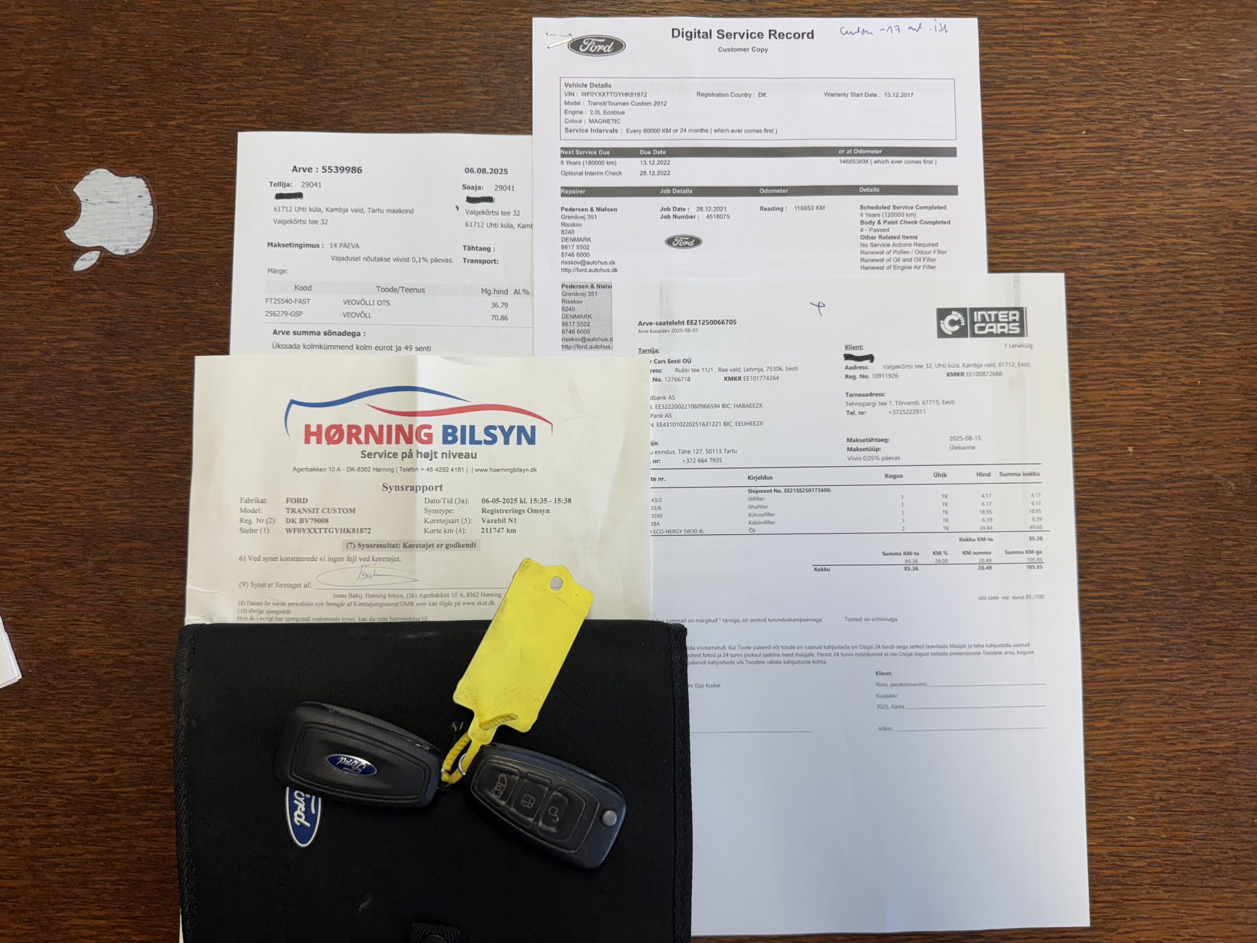 Ford Transit Custom L1H1 Titanium ATM