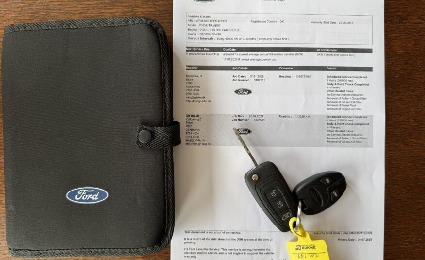 Ford Transit L3H2 Serviceline