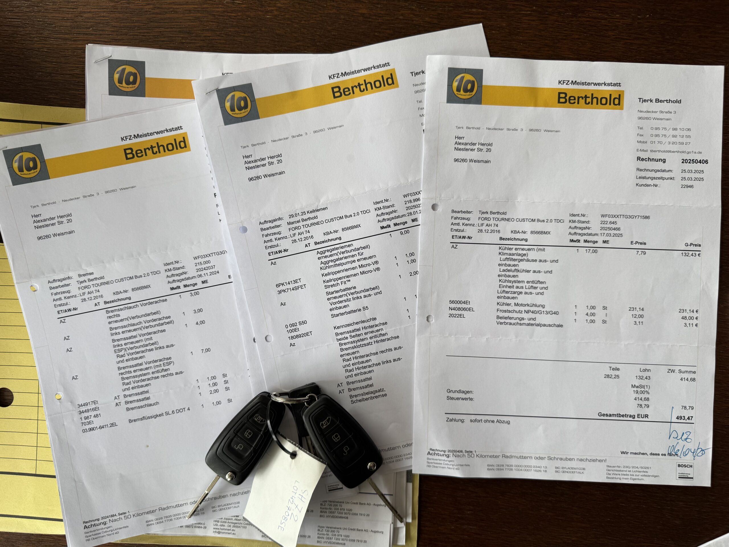 Ford Transit Custom Tourneo L1H1  12.2016