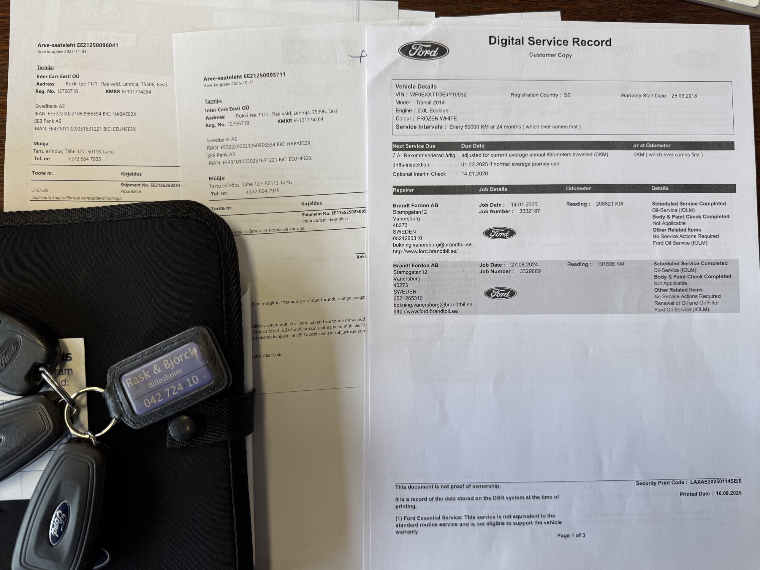 Ford Transit Doka L5 Kraana 6.2018