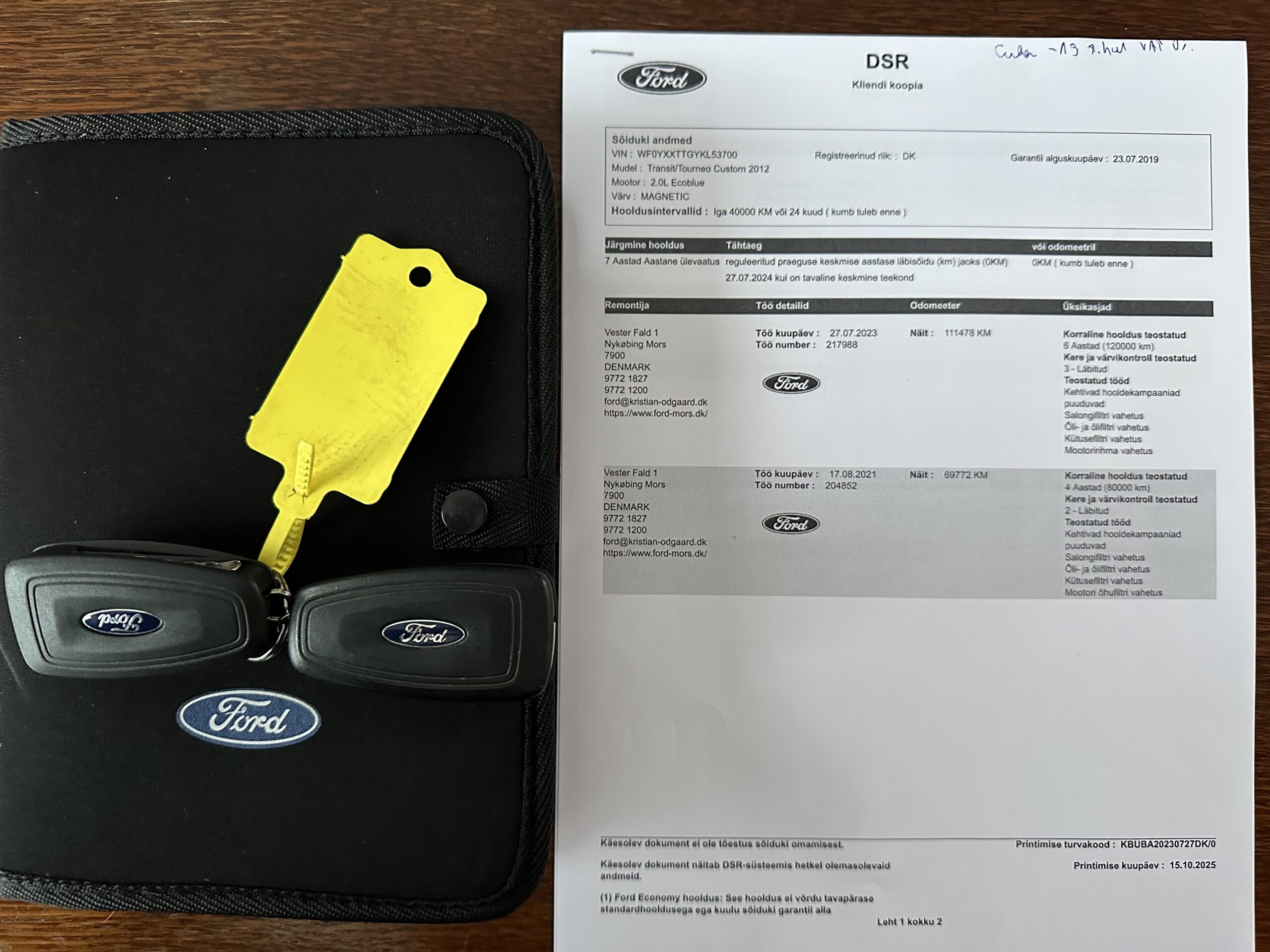 Ford Transit Custom L1H1 7.2019