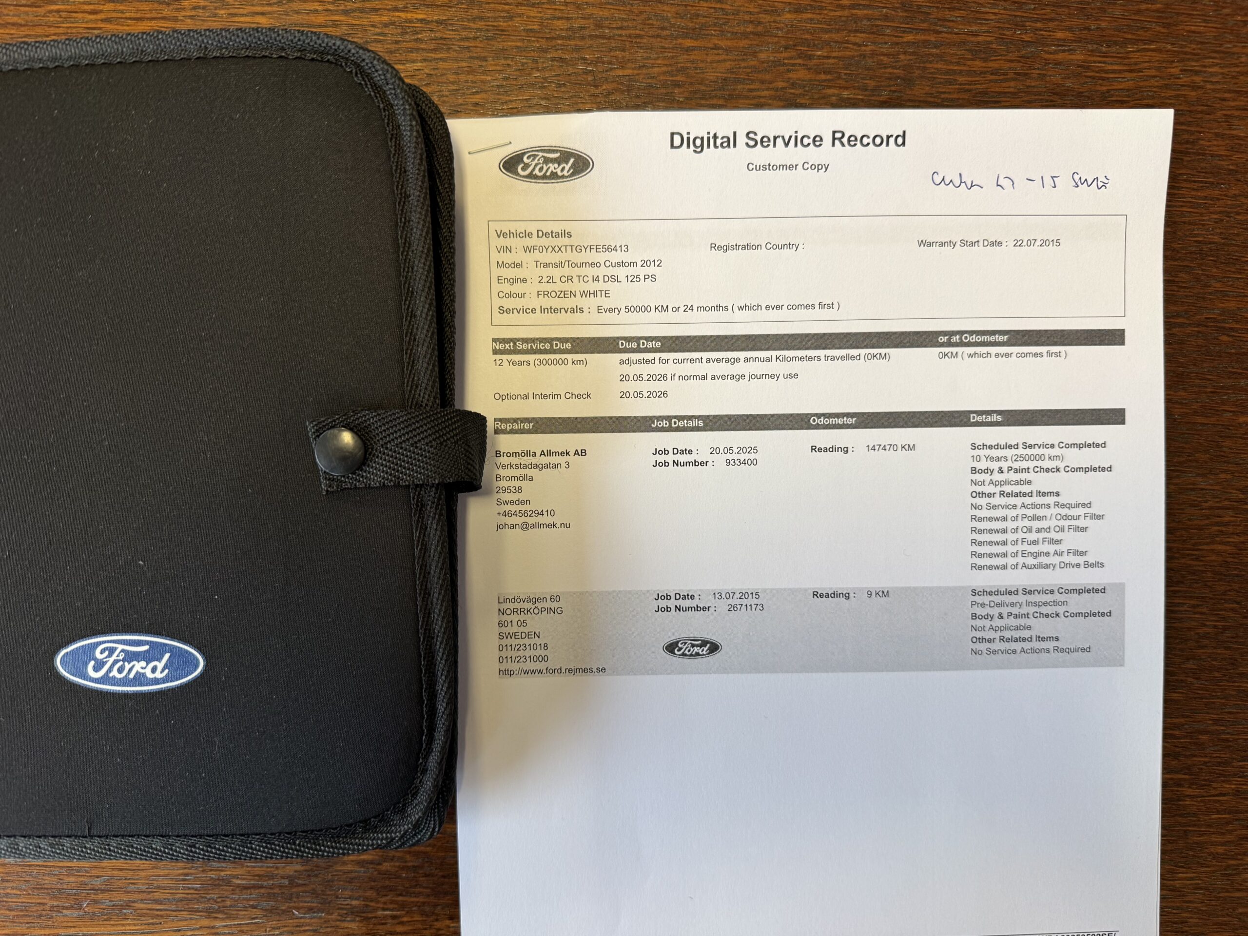 Ford Transit Custom L2H1 6.2015