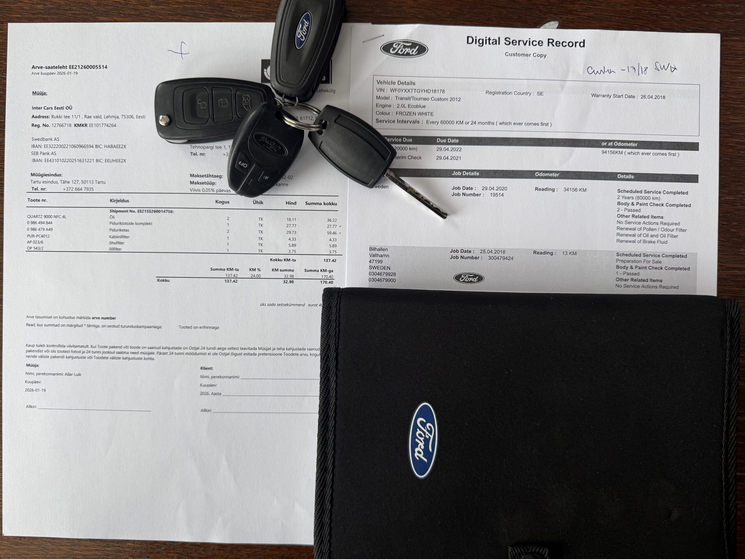 Ford Transit Custom L2H1 11.2017