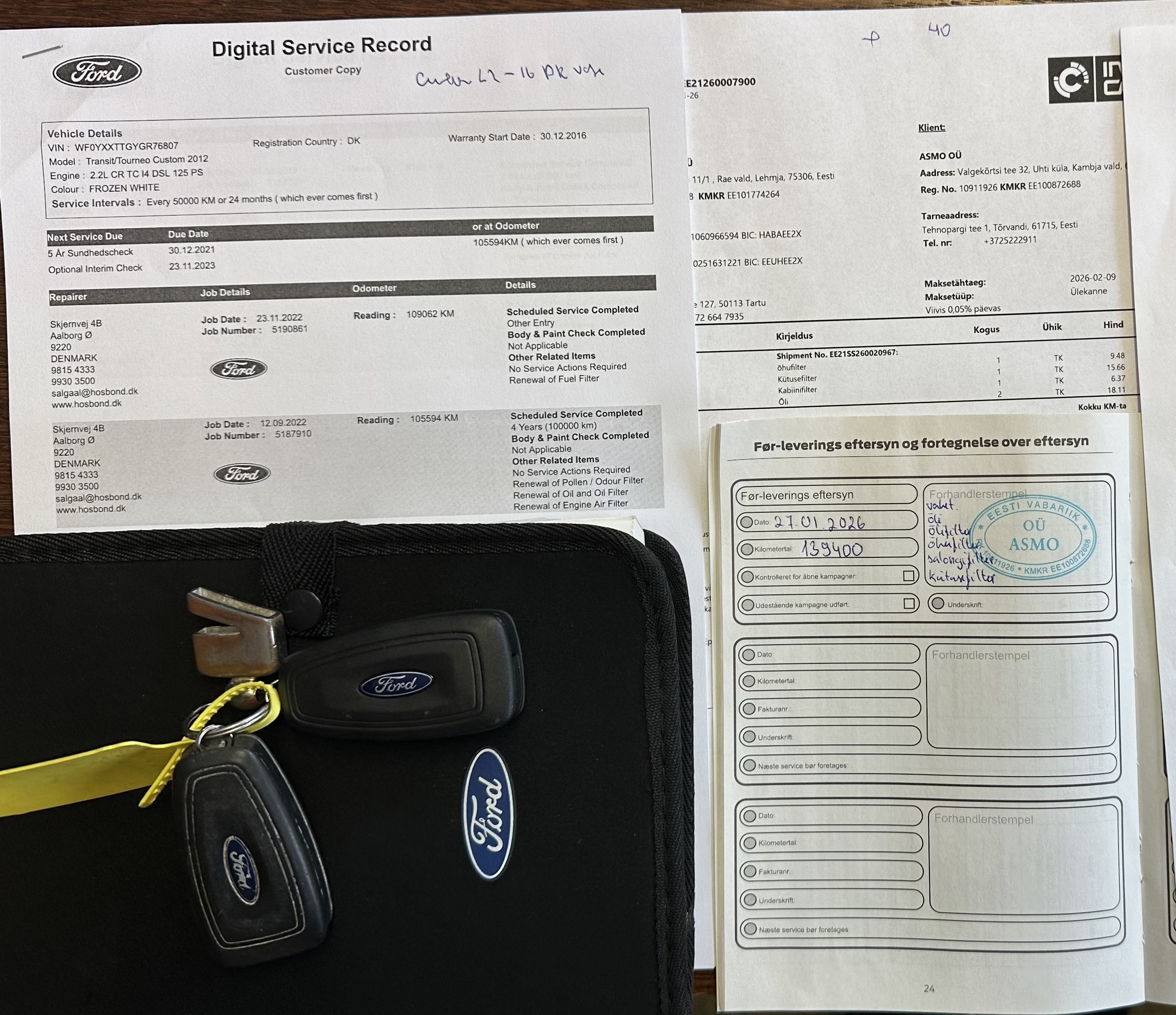 Ford Transit Custom L2H1 12.2016